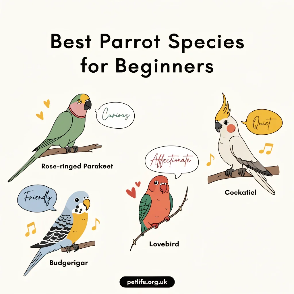 Best Parrot Species for Beginners