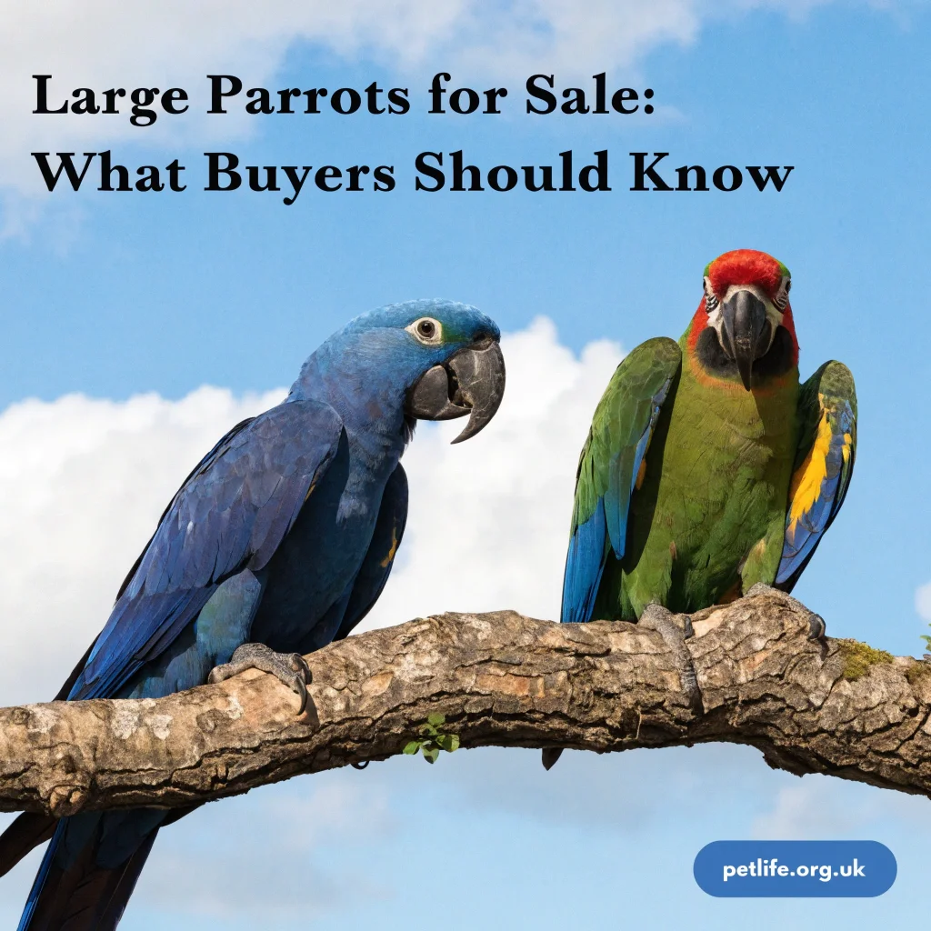 Large Parrots for Sale What Buyers Should Know