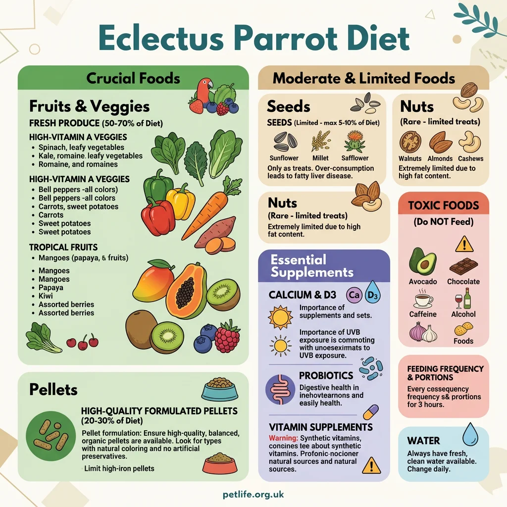 Eclectus Parrot Diet