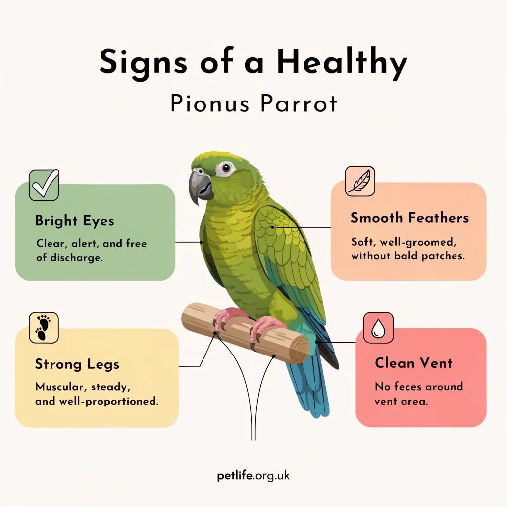 Signs of a Healthy Pionus Parrot